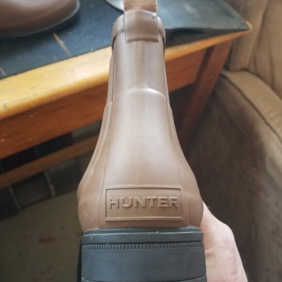 Hunter brand mens chelsea boots - Picture 7 of 8